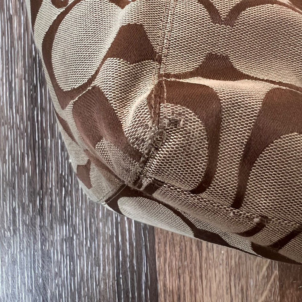 Coach Signature Leah Tote Large - Brown/Tan F14658 - Picture 11 of 12